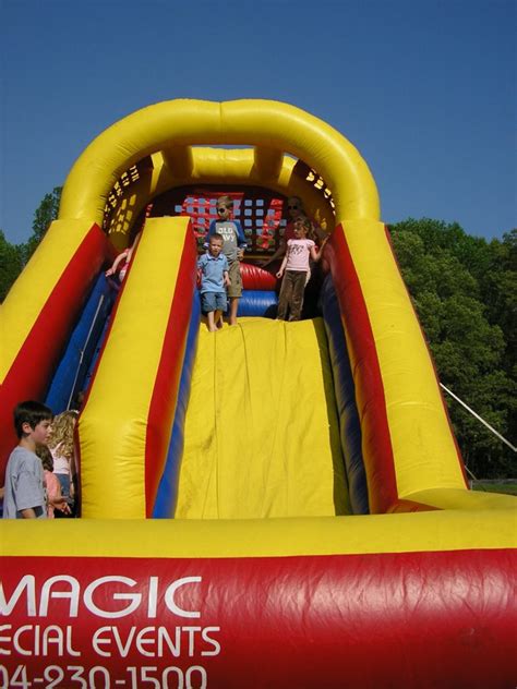 inflatable slide standard size magic special events event rentals near me richmond va