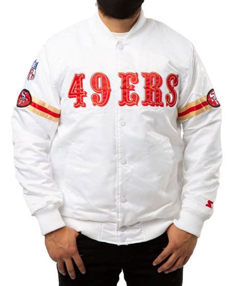 San Francisco 49ers Starter White Jacket Lerenjack