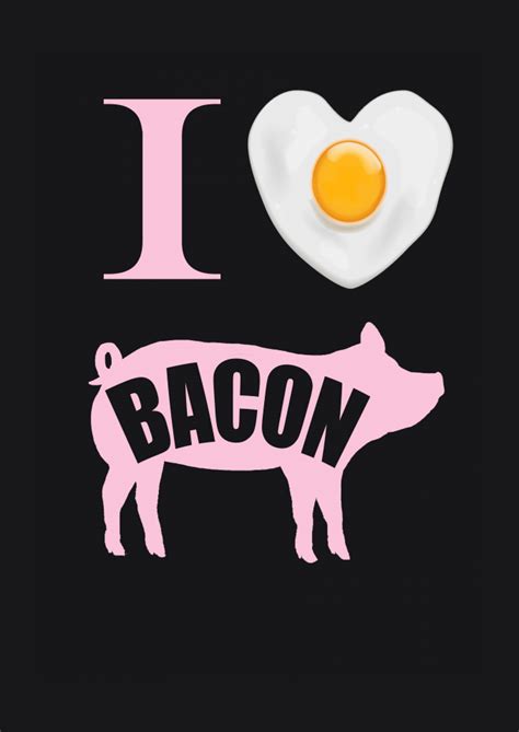 T Shirt Prime I Love Bacon R5513 Em Game Fun Shirts