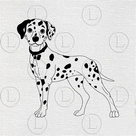 Dalmatian Dog Svg Dalmatian Dog Vector Graphics Animal Clip Etsy