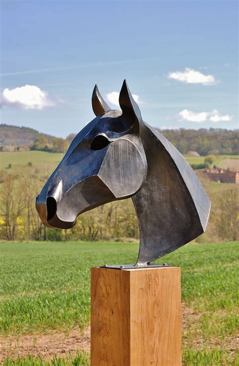 Diy Horse Head Welding Sculpture Patterns Metal Art Welded Welding