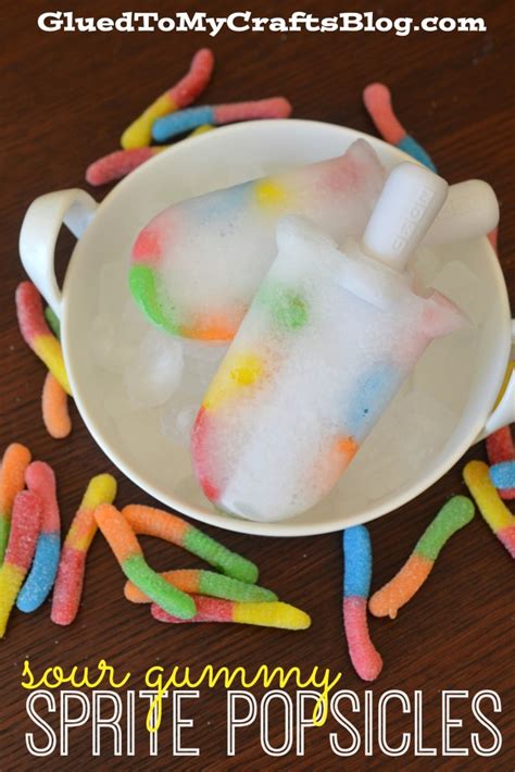 Sour Gummy Sprite Popsicles Recipe