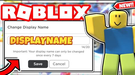 2022 How To CHANGE Your ROBLOX DISPLAY NAME Full Guide YouTube