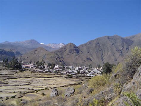 Cabanaconde Cañon Del Río Colca Pérou