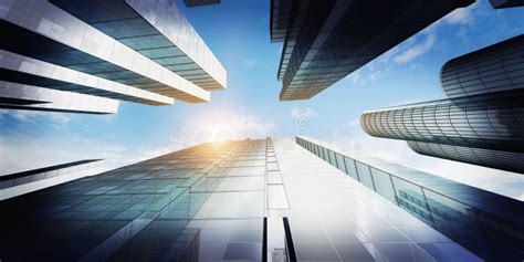 Modern City Downtown Stock Photo Image Of Exterior Futuristic 93889548