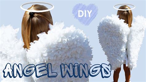 Use this diy angel wings to bring a personalized flair to every occasion. DIY Angel Wings | Paper craft | Angel costume for the holiday - YouTube