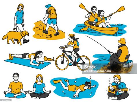 People Recreation Activities Stock Illustration Download Image Now