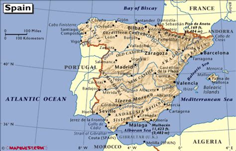 Mapas Da Espanha