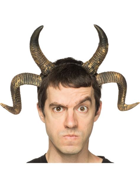 Double Demon Horns Headband