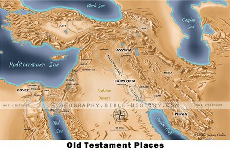 Old Testament Geography Map
