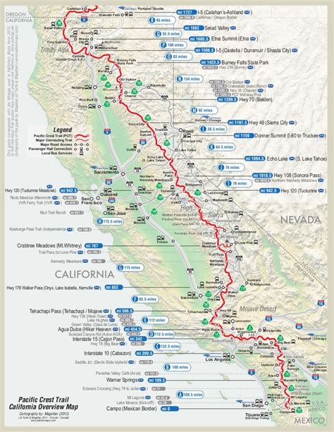 Pct Itinerary Scott And Marijkes Blog Pacific Crest Trail Camping