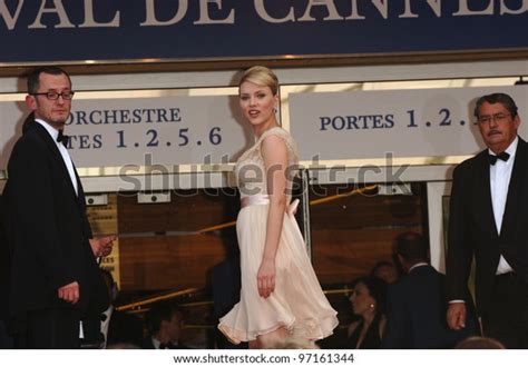Actress Scarlett Johansson Screening Woody Allens Stock Photo 97161344