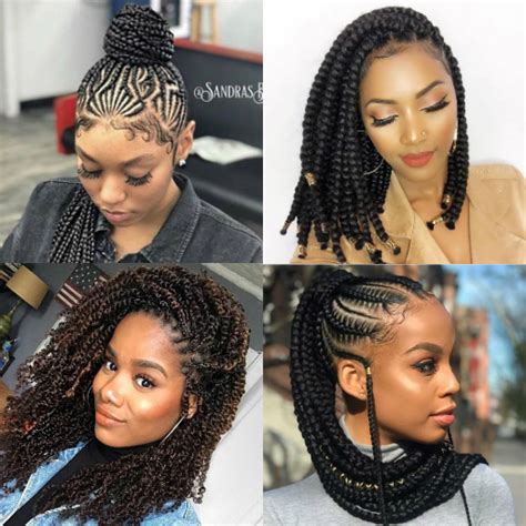 Straight up hairstyles 2020 south africa 2018. African Braids Hair Styles 2019 : Big Braids Hairstyles To ...