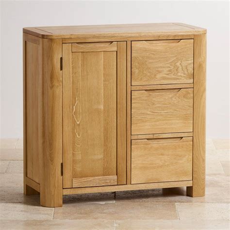 Romsey Storage Cabinet In Natural Solid Oak Oak Furniture Land Oak