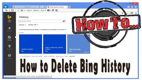 Bing Images Search History Delete Был ли этот ответ полезен All