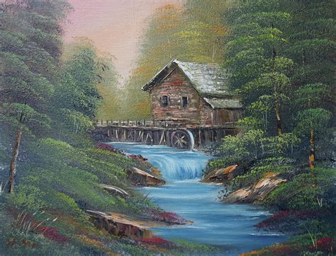 The Old Mill Painting By Sead Pozegic Fine Art America