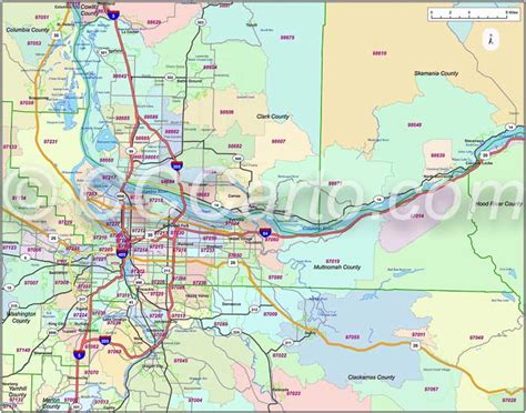 97220 Zip Code Map Metro Map