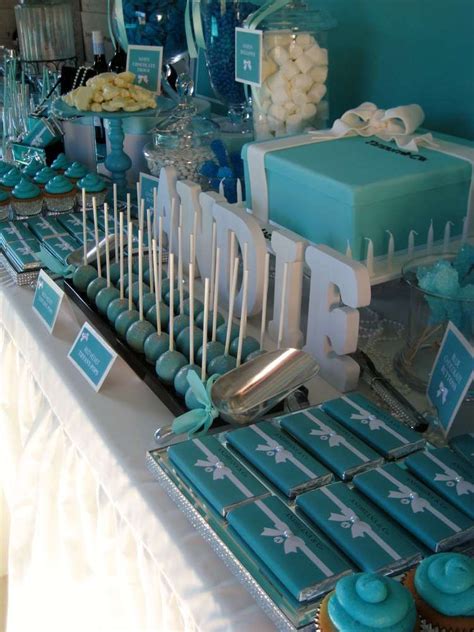 tiffany and co birthday party ideas photo 4 of 16 catch my party more