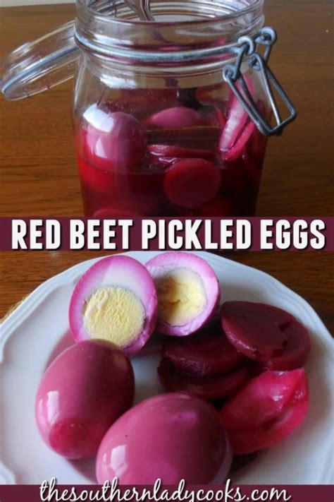 Red Beet Pickled Eggs The Southern Lady Cooks