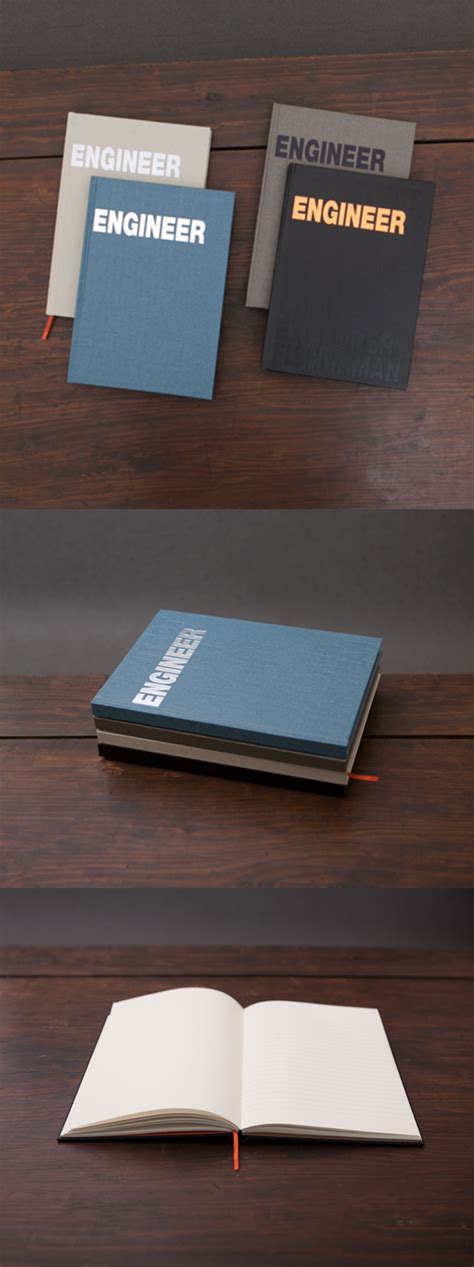 Engineer Hardcover Notebook Hardcover Notebook Notebook Features