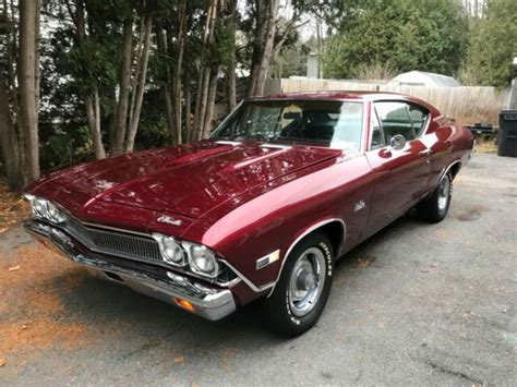 1968 Chevelle Malibu Ss Hood 12 Bolt Posi Candy Apple Red See Video