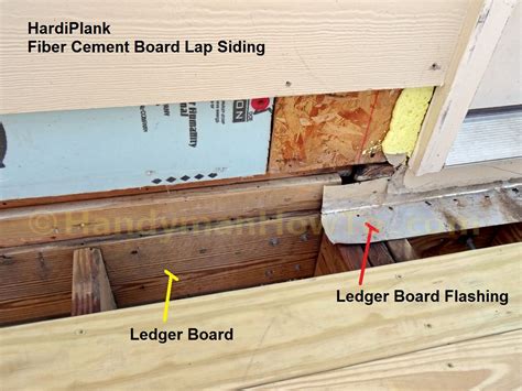 How To Replace Deck Ledger Flashing Siding Repair Deck Renovation