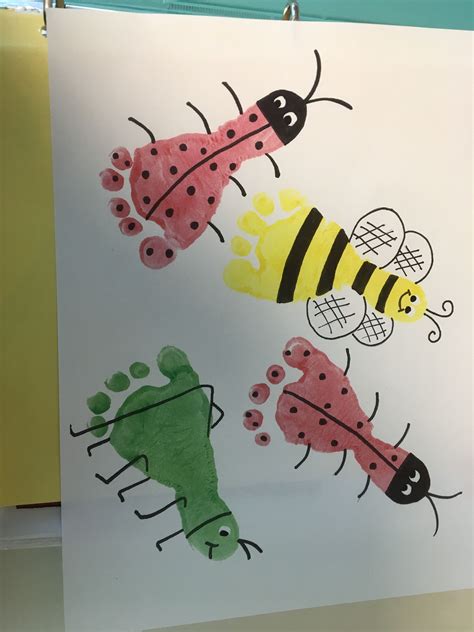Pin By Morgan Hicks On Infant Class Footprint Crafts Arts And Crafts