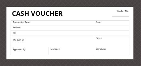 Free Cash Voucher Templates 26 Download Pages Illustrator Word