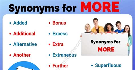 Other Ways to Say MORE: List of 16 Helpful Synonyms for More with ...