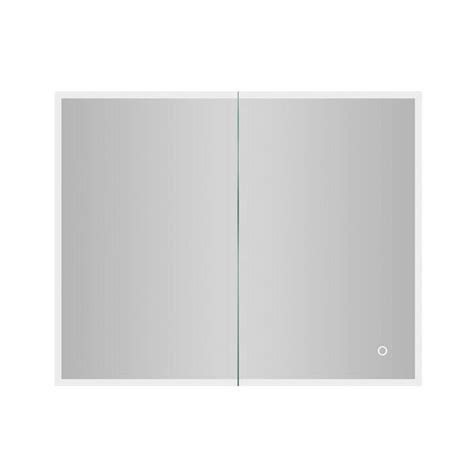 Kinwell 30 In W X 24 In H Large Rectangular Silver Aluminum Recessed