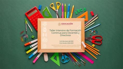 Guía Taller Intensivo De Formación Continua Para Docentes Enero 2023 Edomex En Pdf Unión Edomex