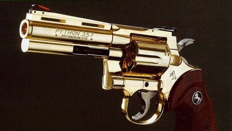 24k Gold Finished Colt Python Revolver Guns And Gear Pinterest Colt