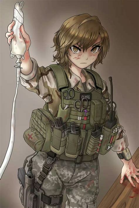 Anime Girl Combat Soldier
