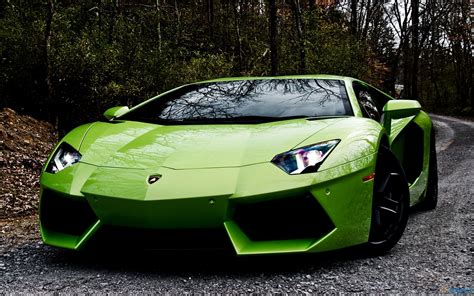 Green Lambo Aventador Wallpaper 1920x1200 17027