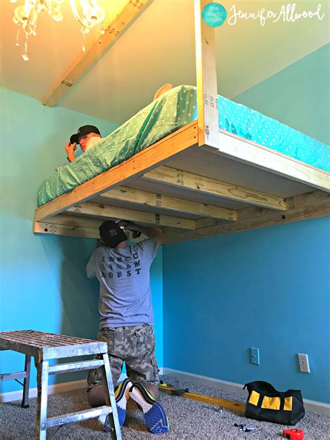 How To Build A Loft Bed For A Girls Bedroom Jennifer Allwood Loft