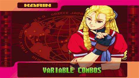 V Karin V Ism Karin Variable Combos Vcs Street Fighter Alpha 3 Sfa3
