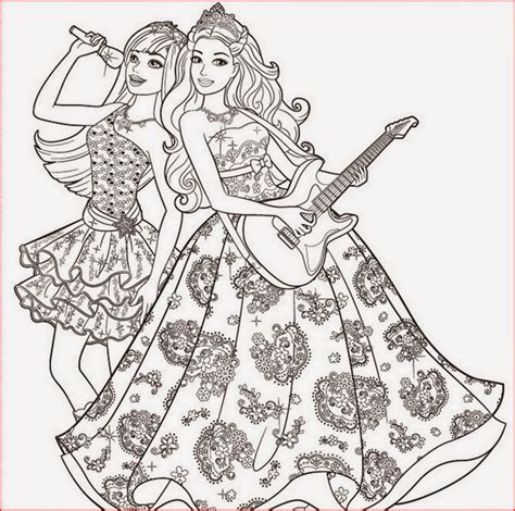 Coloring Pages Fashionable Girls Free Printable Coloring