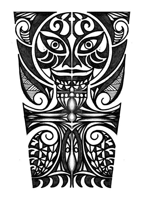 Polynesian With Cross Forearm Tattoo Design By Thehoundofulster Maori