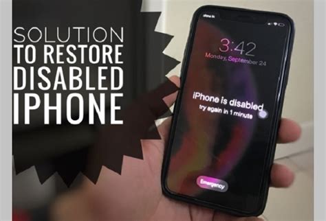 How To Removereset Forgot Passcode On Iphone Xs Max When Disabled