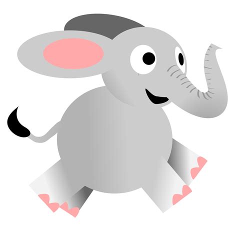 Elephant Clip Art Cliparts Happy Elephant Png Download 24002400