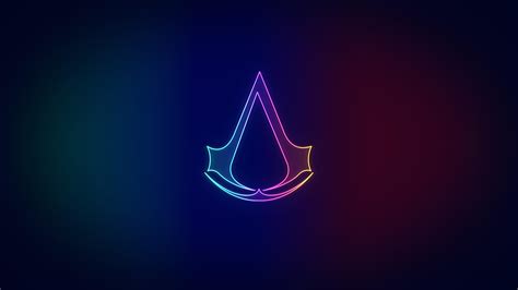 Neon Ac Insignia Assassins Creed Assassin S Creed Wallpaper