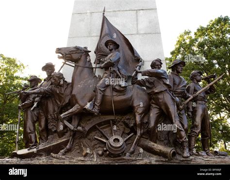 American Civil War Memorial Statue Gettysburg Pennsylvania Usa