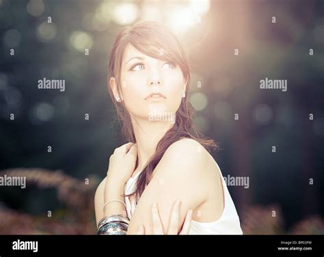 Pretty Teen Girl Blue Eyes High Resolution Stock Photography And Images