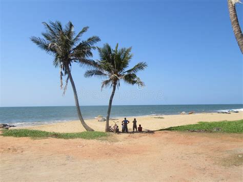 On The Beach Of Negombo Sri Lanka Stock Image Image Of Island