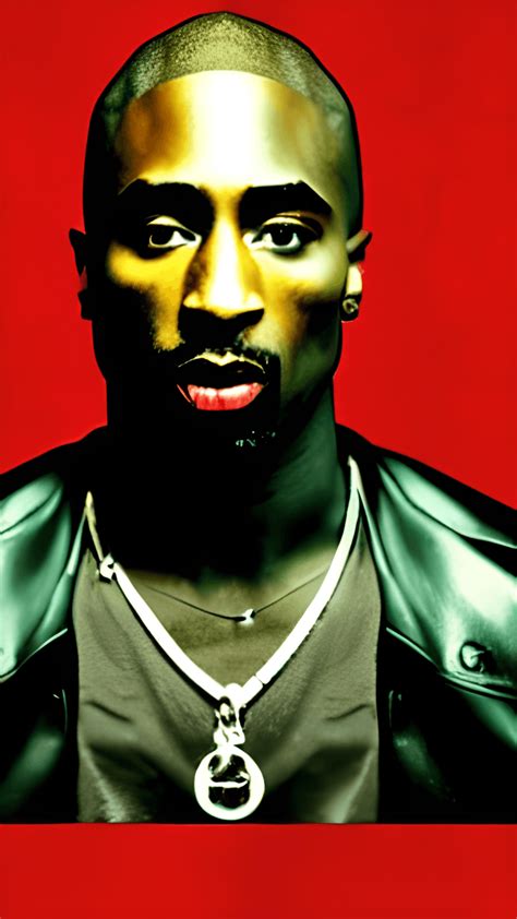 Tupac Shakur Rapper With Ak47 Photo · Creative Fabrica