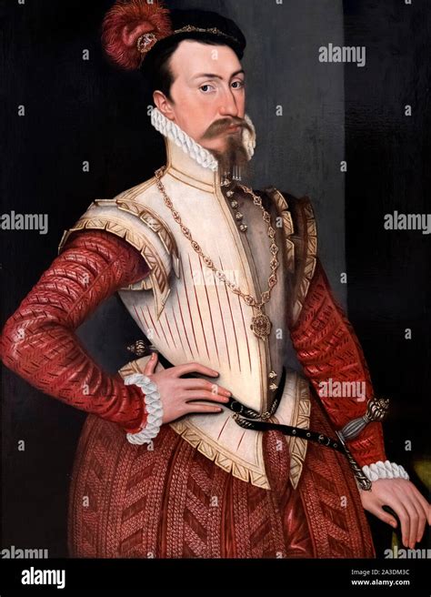 Robert Dudley 15323 1588 1st Earl Of Leicester And Favourite Of Queen Elizabeth I Oil On