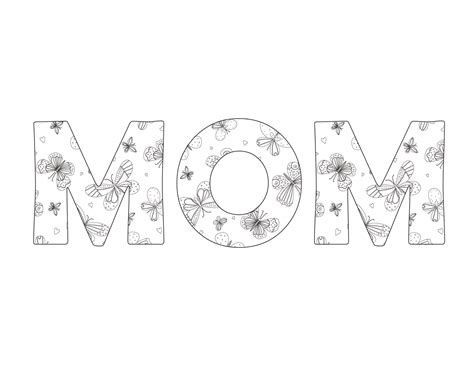 Mom In Bubble Letters 3 Free Printables Freebie Finding Mom