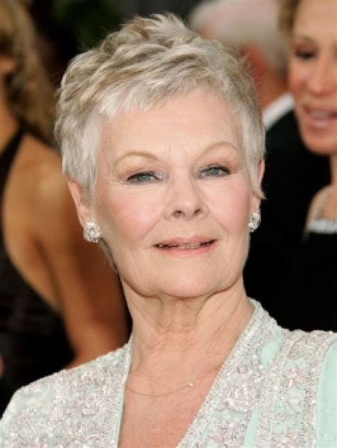 Being over sixties never means that you are old enough to settle for the grandmother hairstyle. short-hairstyles-for-women-over-60-with-fine-hair Dench ...