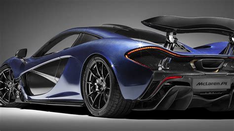 The Mclaren P Farewell Is Dressed In Stunning Naked Blue Carbon