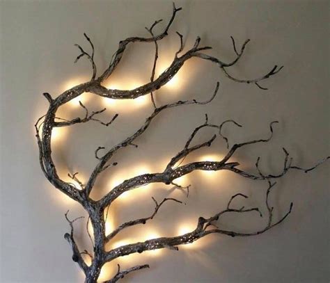 Magnificent Tree Branches Lighting In Home Keep It Relax